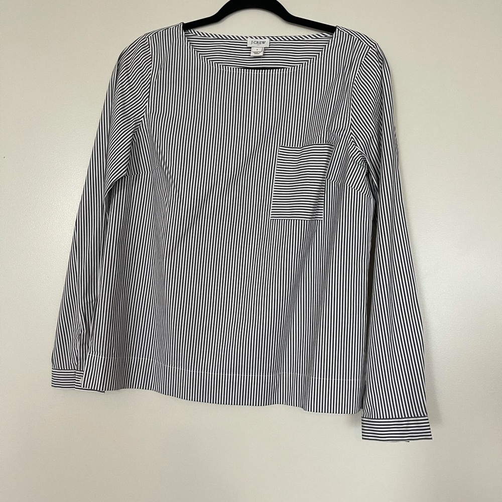 J. Crew stripe blouse